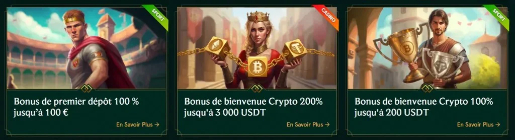 Bonus de bienvenue