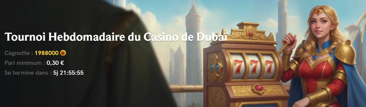 Tournois du Casinia Casino avec prix et classements