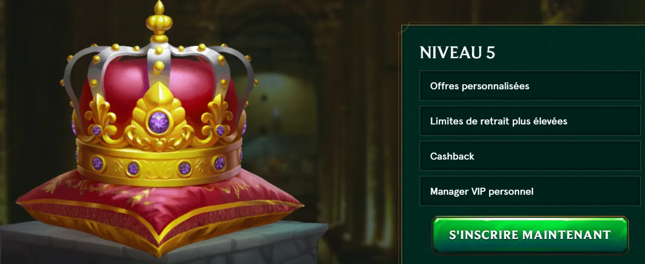 Programme VIP du Casinia Casino avec récompenses exclusives